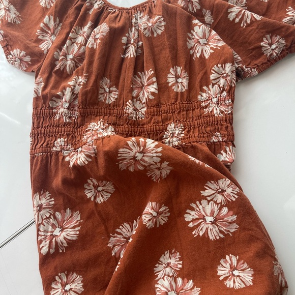 Madewell Rust Floral Maxi Dress - Picture 5 of 5